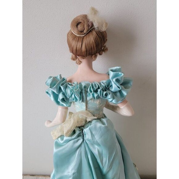 Franklin heirloom night at Opera Gibson Girl porcelain doll collectible - Picture 12 of 16
